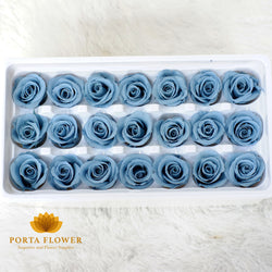 preserved rose 2-3cm blue