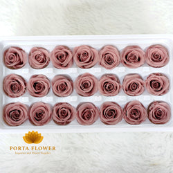 preserved rose 2-3cm caramel