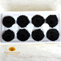 preserved rose 4-5cm black