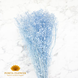 dried brooms soft blue